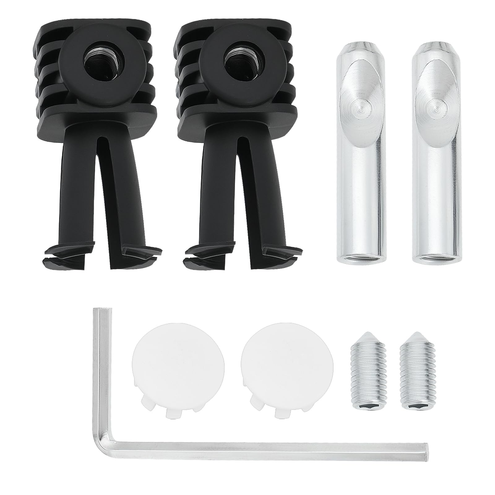 LT Easiyl 1 Set of Wall Hung Toilet Fixing Bolts Kit Compatible with Geberit Compatible with Grohe 38.8x75.5mm Wall-Mounted Toilet Anchor Kit