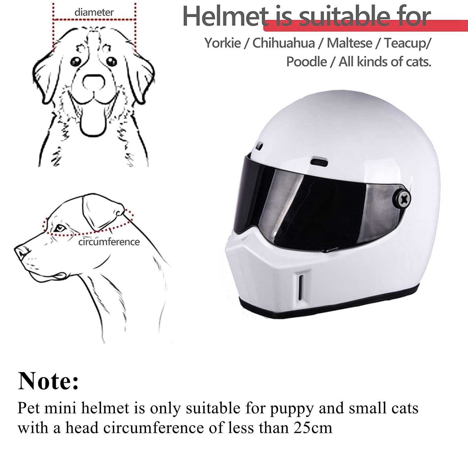 chihuahua full face motorcycle helmet Amazon.com : Pet Motorcycle Helmet, Full Face Motorcycle Helmet Outdoor Motorcycle  Bike Riding Helmet Hat for Cat Dog Doggie Puppy Kitten Helmet Pet Supplies  Racing Car Fan Collectible Small Gift (White) :