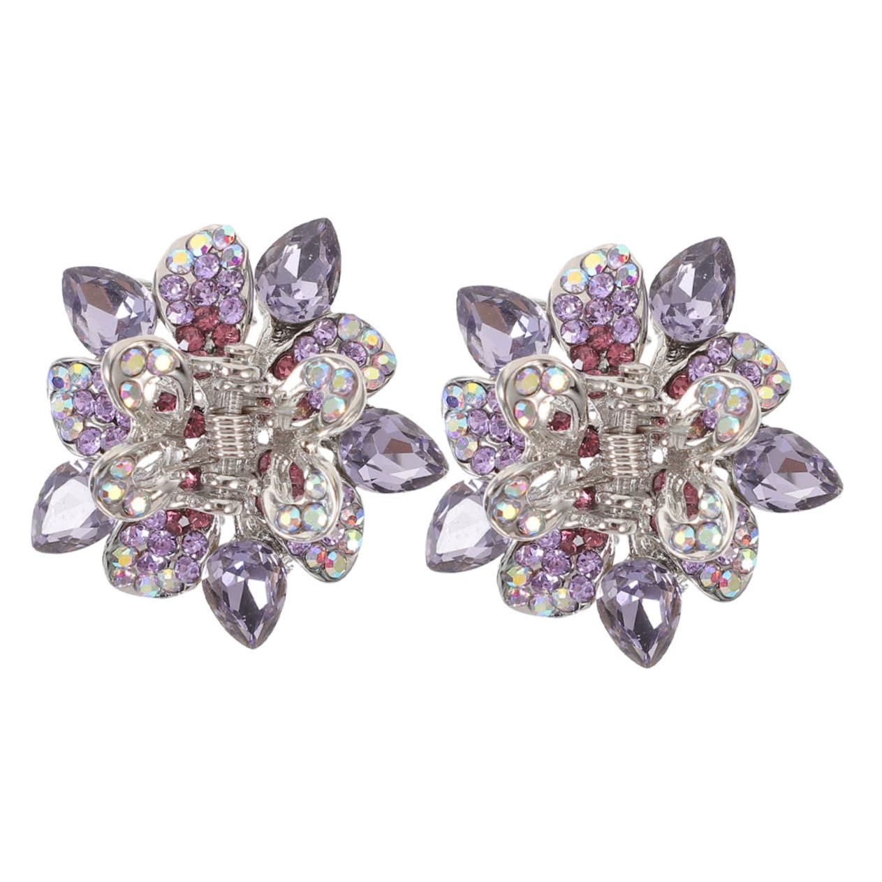 FOMIYES 8 Piezas pinza diamante hair clips horquillas moño pinzas cabello pinza pelo flequillo herramientas para peinar el cabello pinzas para el cabello para niños pequeña agarre