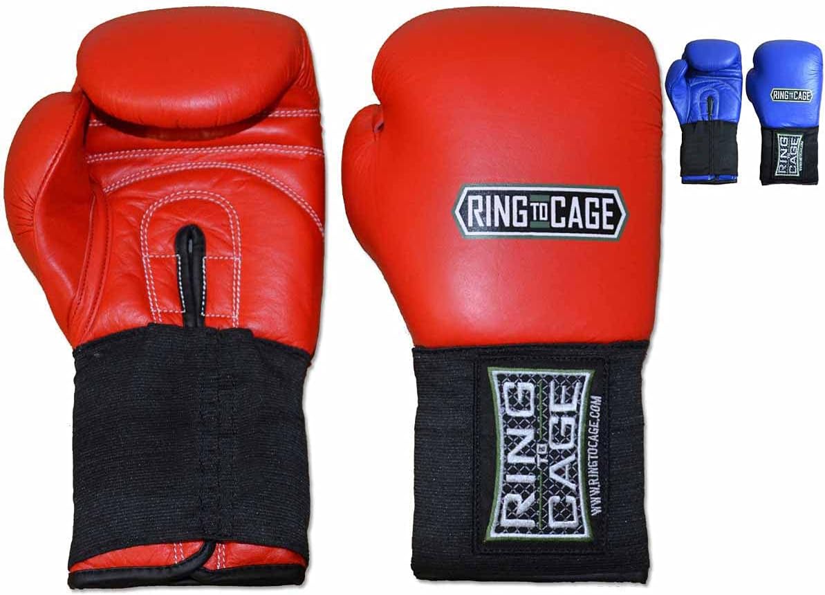 Amateur Competition Boxing Gloves - Blue or Red