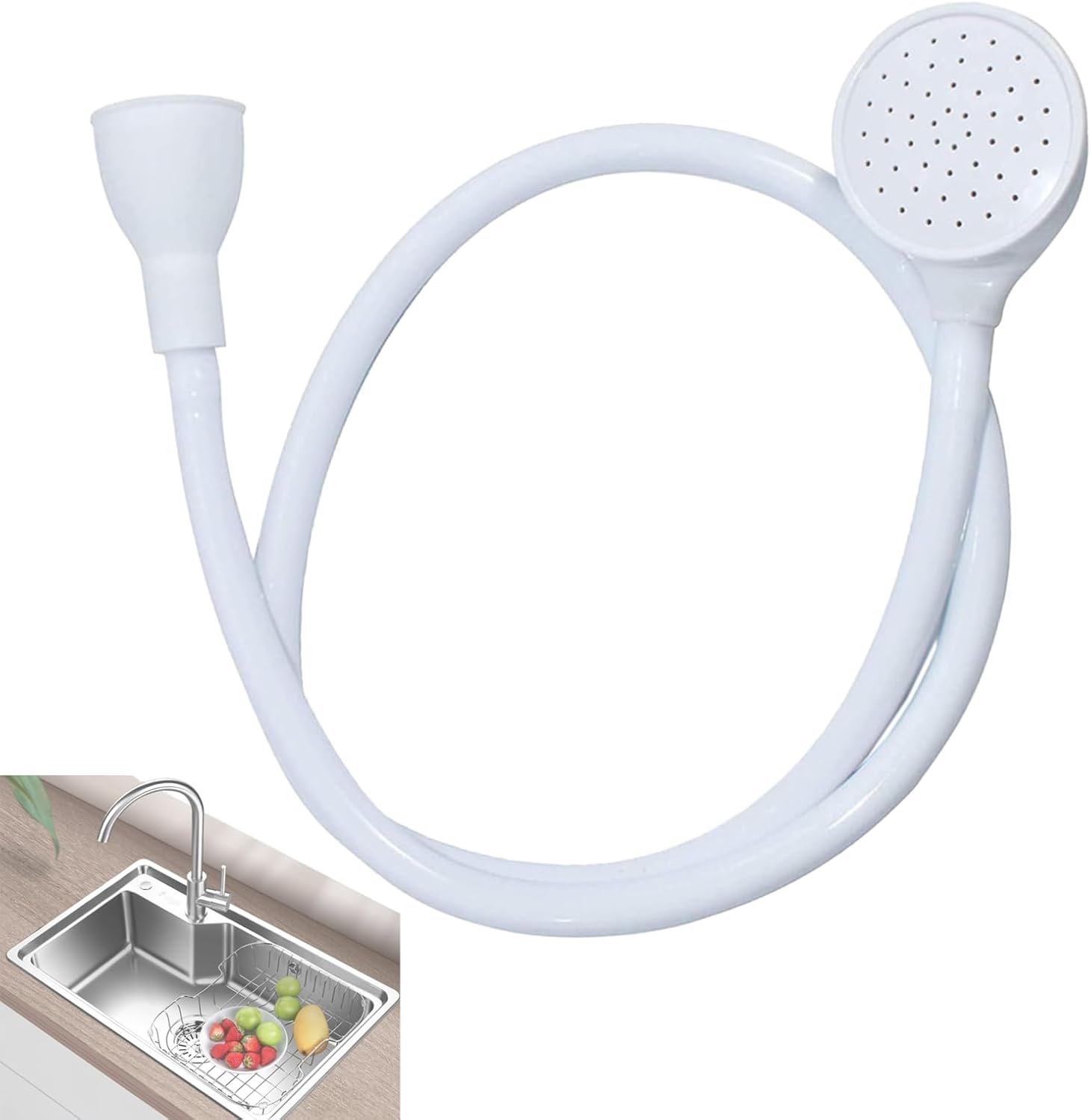 3.28FT Sink Spray Hose,Portable Sink Hose Faucet Sprayer, Shampoo