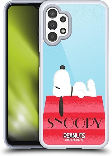Miniatura 207 de Head Case Designs Funda de gel suave con licencia oficial de Peanuts House Snoopy Deco Dreams compatible con Samsung Galaxy S23 5G Casa,Blue