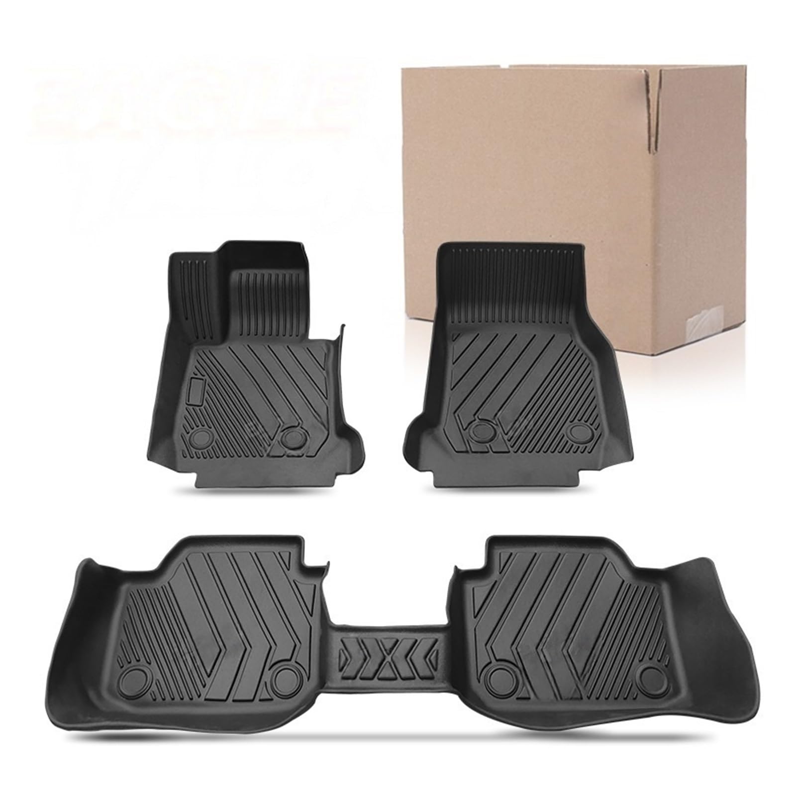 Auto-Fußmatten Auto-Fußmatte für BMW 3er F30 2013–2019 | TPE-Auto-Fußmatte für BMW 3er F30 2013–2019, 2018, 2017, 2016, 2015, 2014