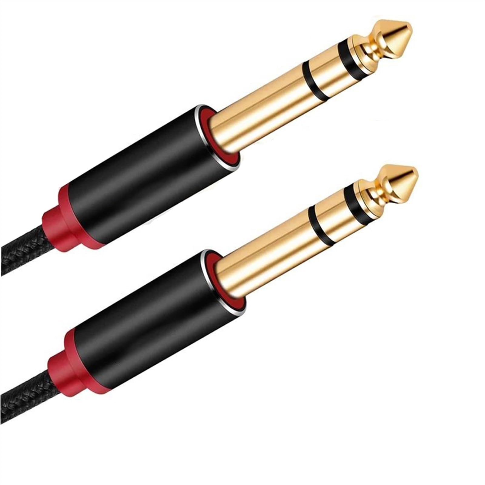 Kabel Audio Do Gitary Stereofoniczny kabel audio 6,35 mm (1/4) do wzmacniacza basowego mandoliny do gitary elektrycznej (Size : 300CM)