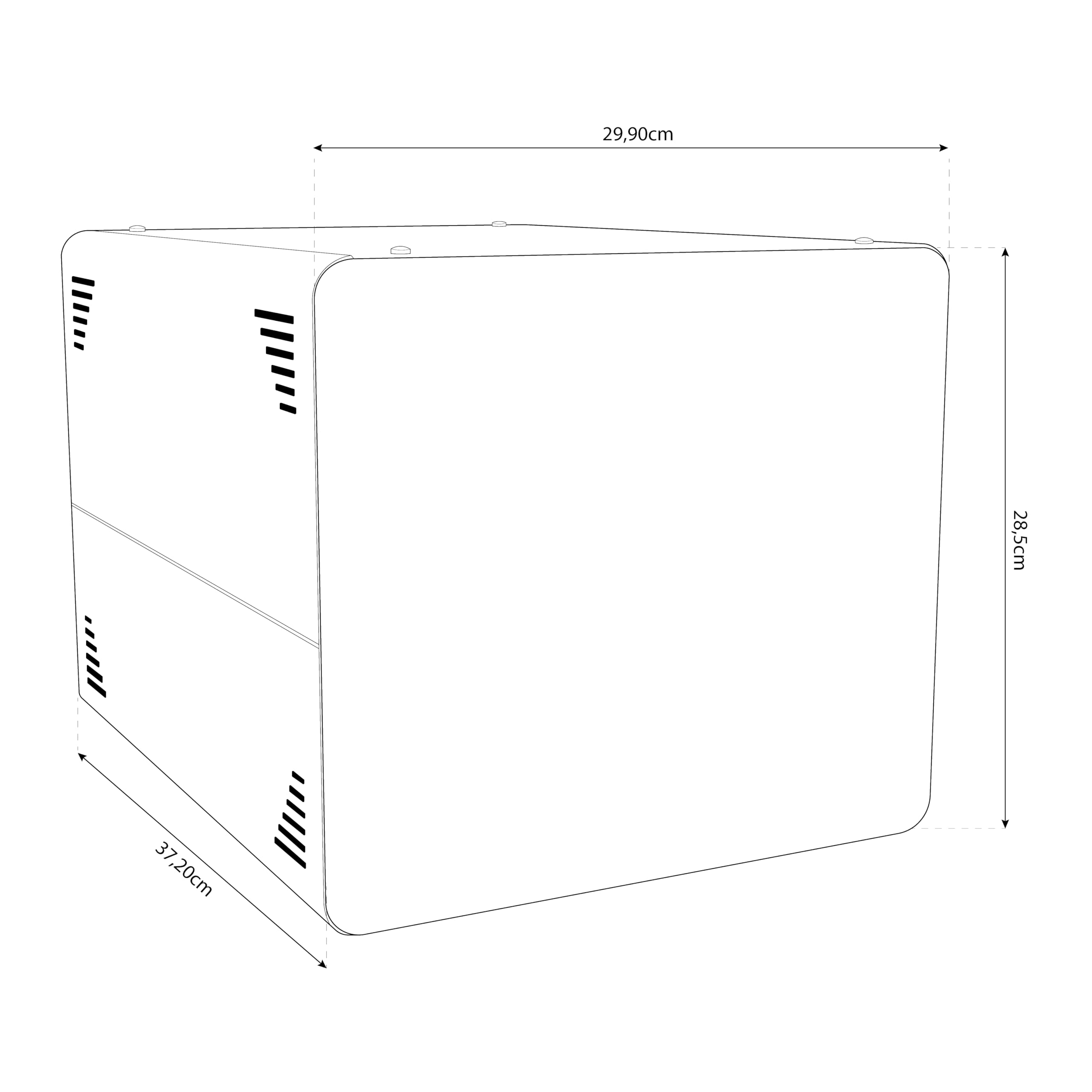 Frigogasatore acqua Shurity Idaho Box con Filtrazione per Cassettone Cucina - 3 vie, Liscia, Gassata e Fredda
