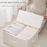 Ultra Space Saving Self Compression Organizer, Ultralight Compression Packing Cubes Travel Creamy White