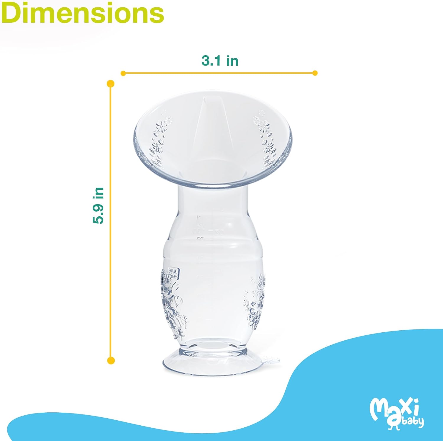 Maxi Baby Coletor de Leite Materno Manual de Silicone Simpli
