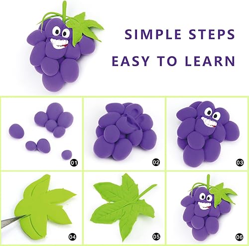 Miniatura 3 de Arcilla Air Dry - Arcilla mágica para modelar espuma suave, arcilla ultra ligera, arcilla para moldear creativamente, para educación preescolar,