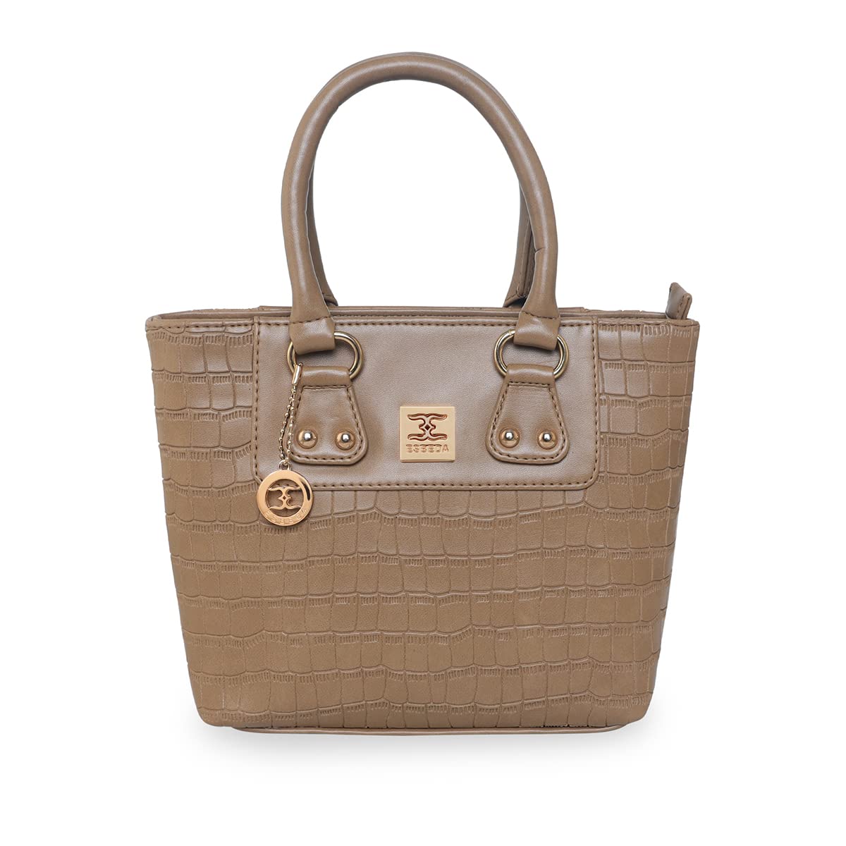 ESBEDA Beige Color Solid Pattern Croco Handbag For Women (B09J14YNS1) Amazon Price History, Amazon Price Tracker