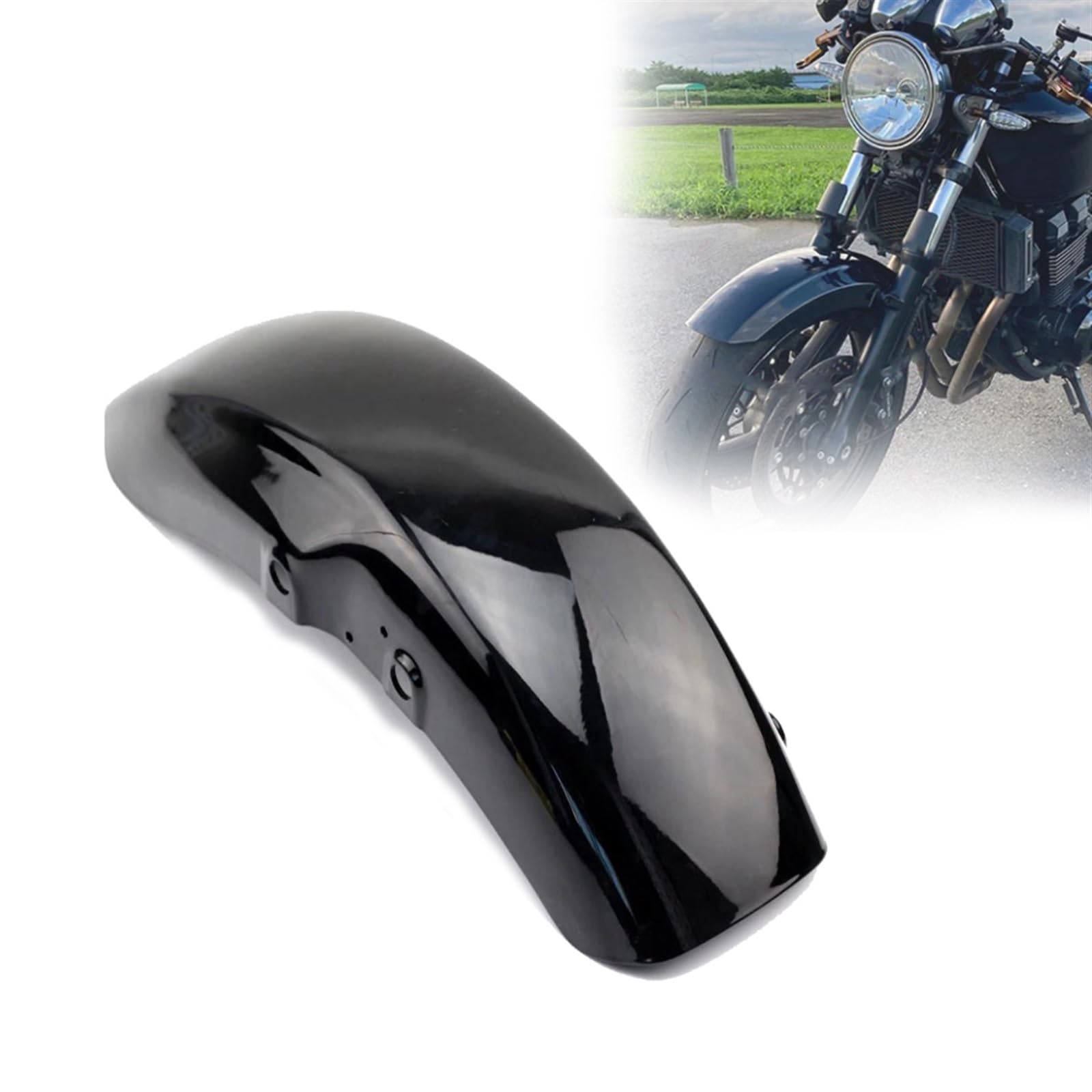 Moto Parafango Anteriore Pneumatico Hugger Splash Guard Estensione Extender Copertura Per Kawasaki ZR400 ZR 400 ZRX400 1994-2008