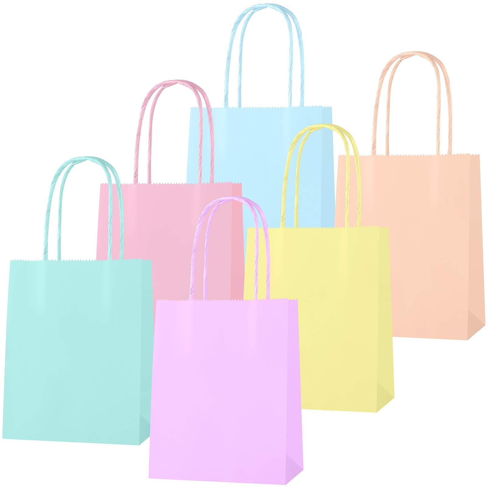 Buy Cooraby 12 Pieces Paper Bags Party Treat Kraft Bag Sweet Candy Gift
