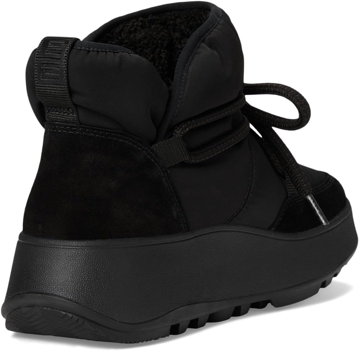 FitFlop womens F-mode W/Resistant Biofleece Mesh Flatform Booties