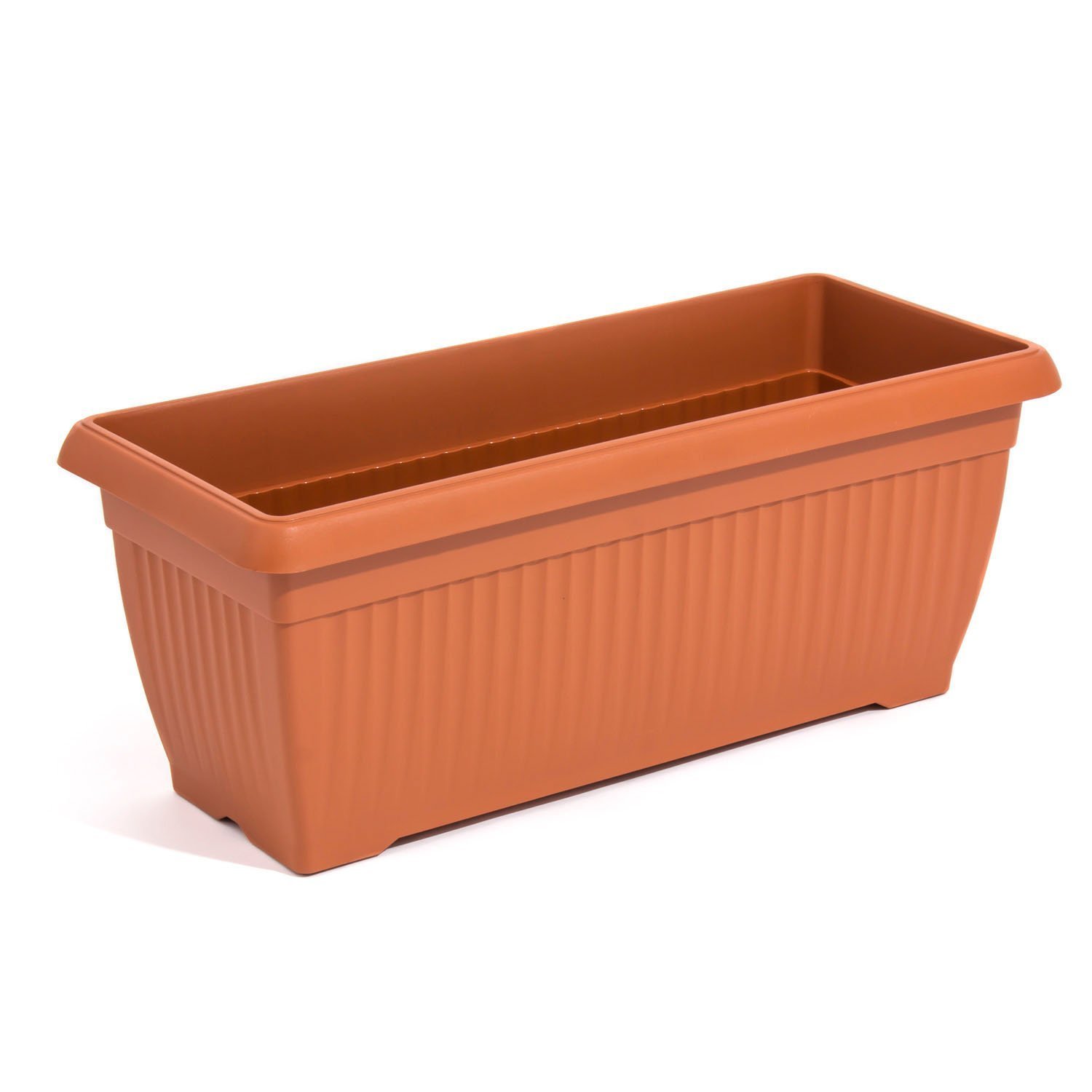 Prosper Plast Corinthian Trough Flower Pot/Planter (80cm, Terracotta)