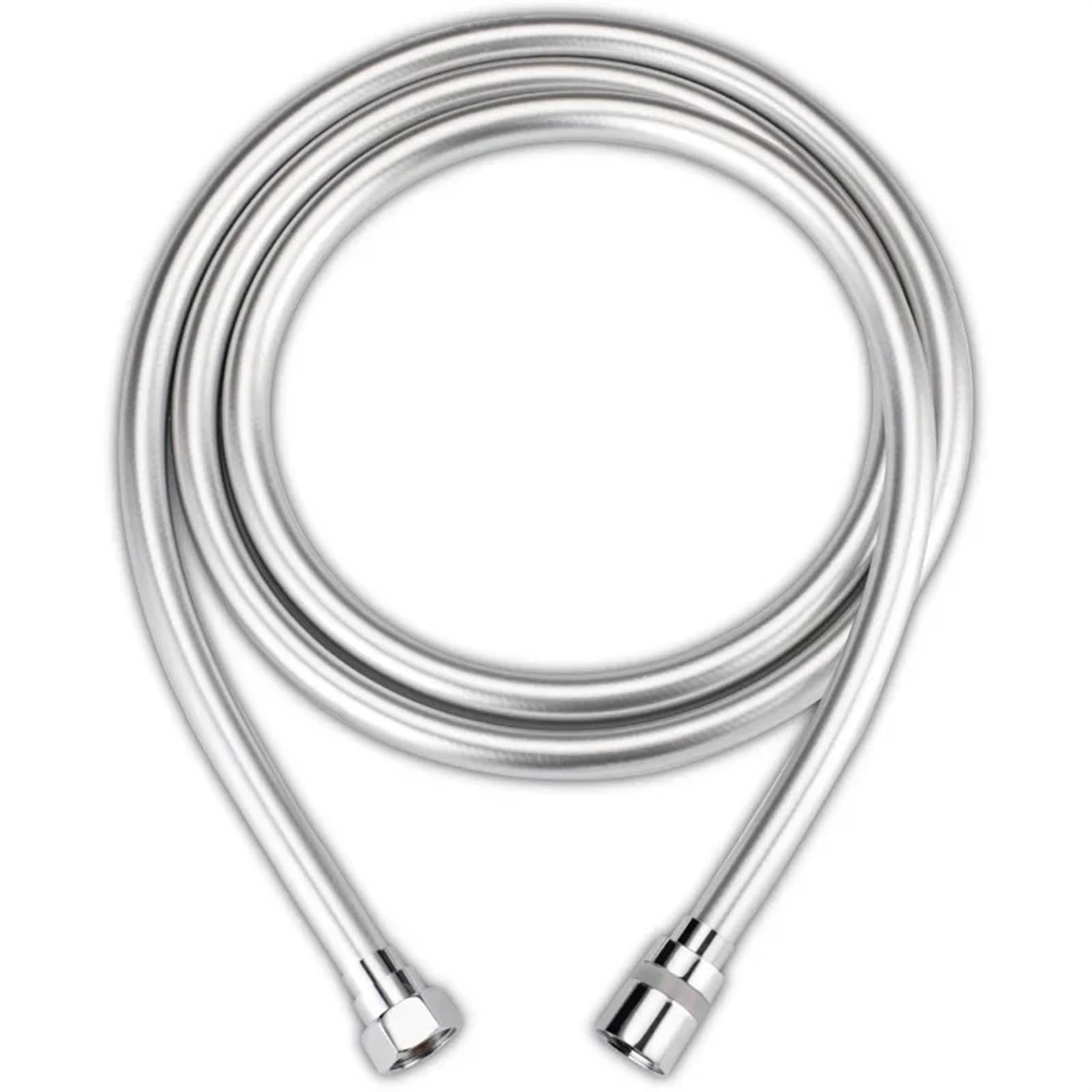Stainless Steel Flexible Shower Hose, Bath Shower Hose Stainless Steel Silver 150cm 200cm(150cm)