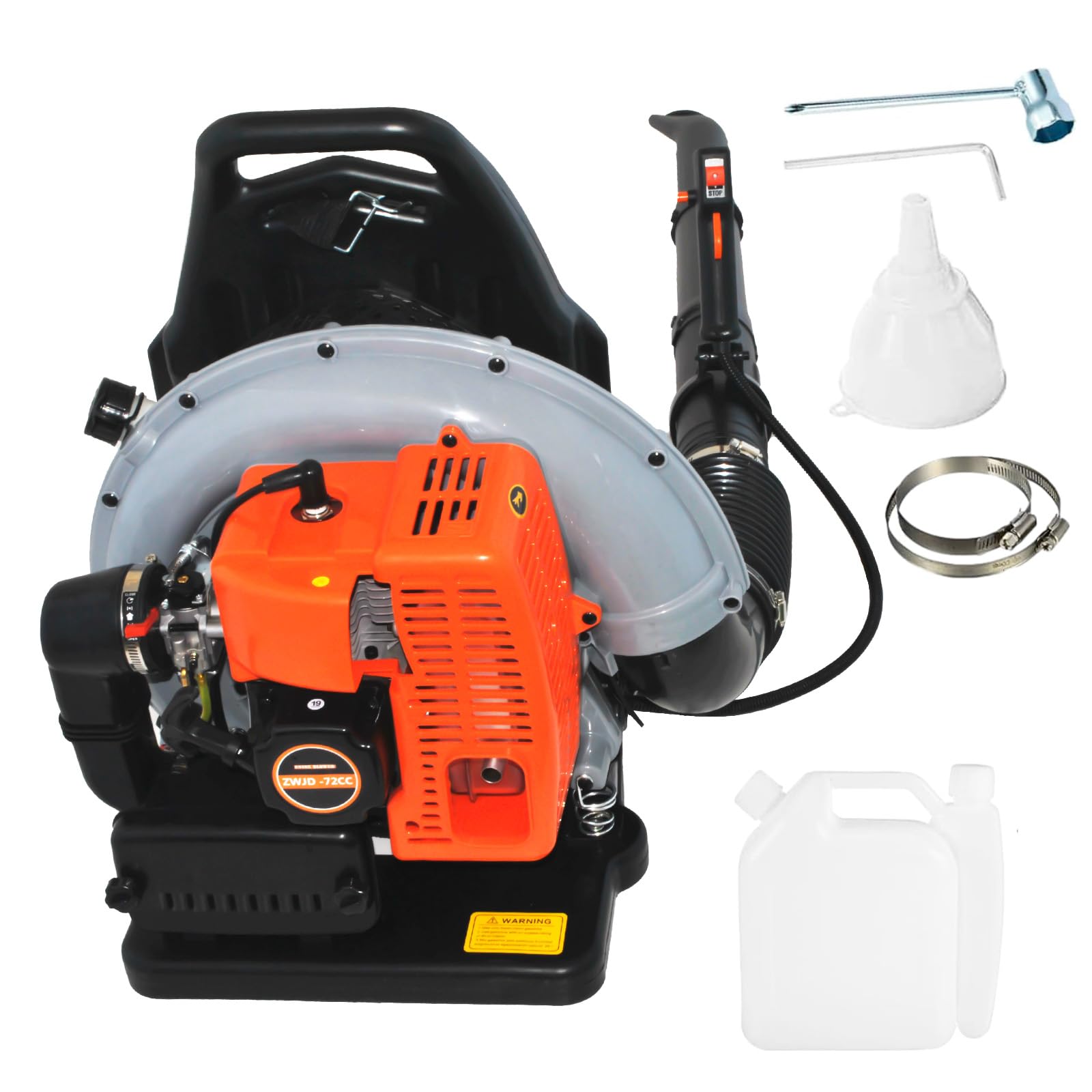 Backpack Leaf Blower Gas Powered Snow Blower 665CFM 280mph 43cc 2 Stroke 3hp Backpack Leaf Blower Gas Powered Snow Blower 665CFM 280mph 43cc 2 Stroke 3hp
