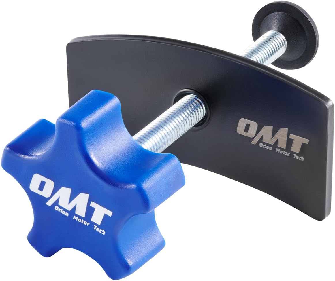 Orion Motor Tech Brake Pad Spreader, Heavy Duty Brake Pad Spreader Tool, Brake Piston Compressor Tool for Compressing Inner Pad, Solid Steel Disc Brake Caliper Spreader for Cars & Light Trucks