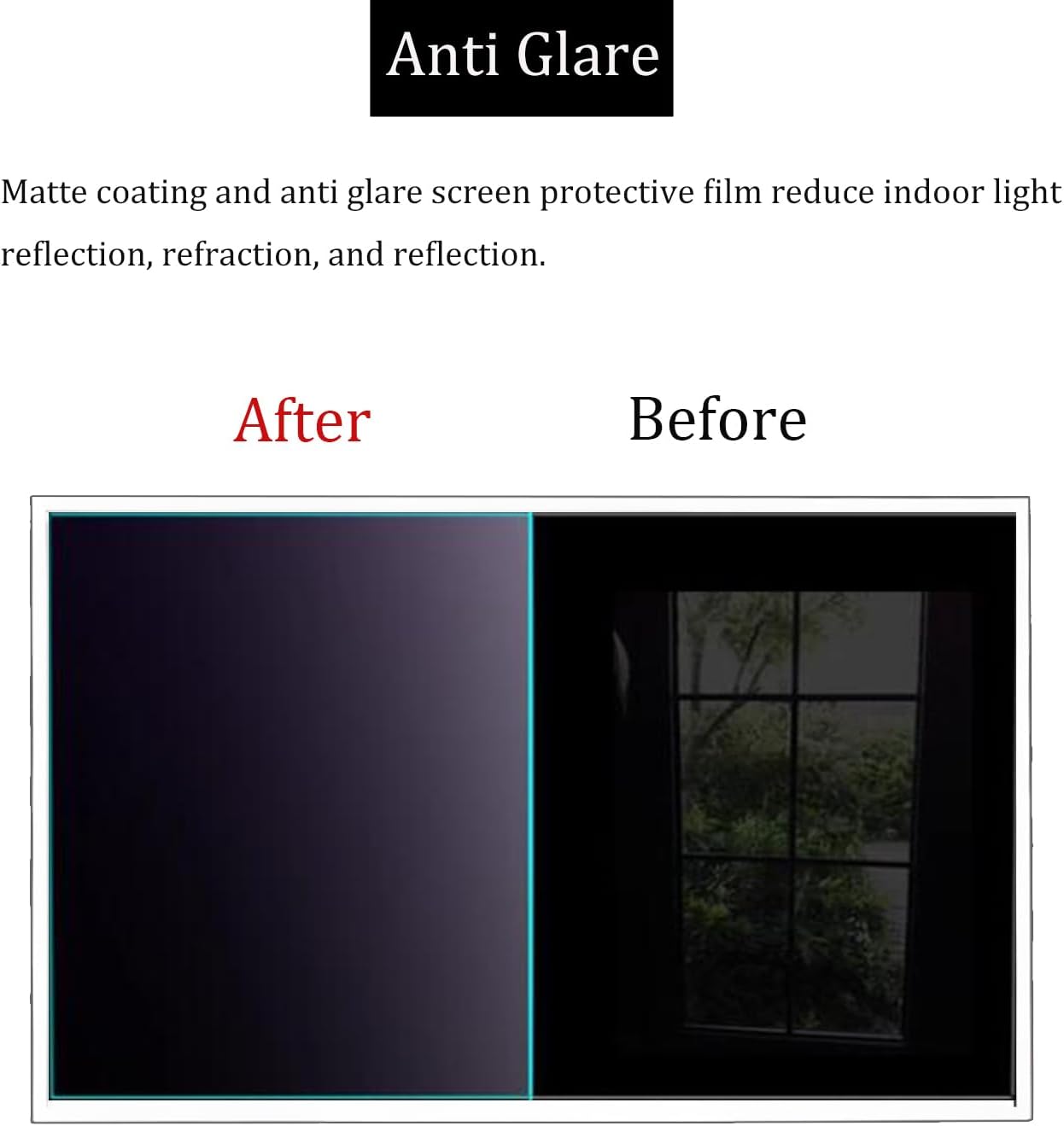 i-Tensodo Anti Blue Light Screen Protector for 27 Inch Digital Calendar Wall Touch Screen, Eye Protection UV Blocker Blue Light Anti Glare Film Filter, Anti Scratch