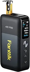 Fanttik A10 Pro 2-in-1 Digital Laser Tape Measure with HD IPS Color Display, 165Ft Rechargeable Laser Measurement Tool & 9.8Ft Measuring Tape, 6 Units Selectable, for Distance/Area/Volume