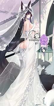 アズレン コスプレ衣装 武蔵 ウェディング 純潔清浄のウィステリア 結婚 Amazon.co.jp: GGcosplay アズールレーン(アズレン) 純潔清浄の