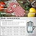 Glove Station Ultra Durable Series Cut Resistant Gloves - Cutting Gloves for Chefs, BBQ and Cooking - Level 5 Protection, Food Grade Safe Cut - Red, X-Large Size