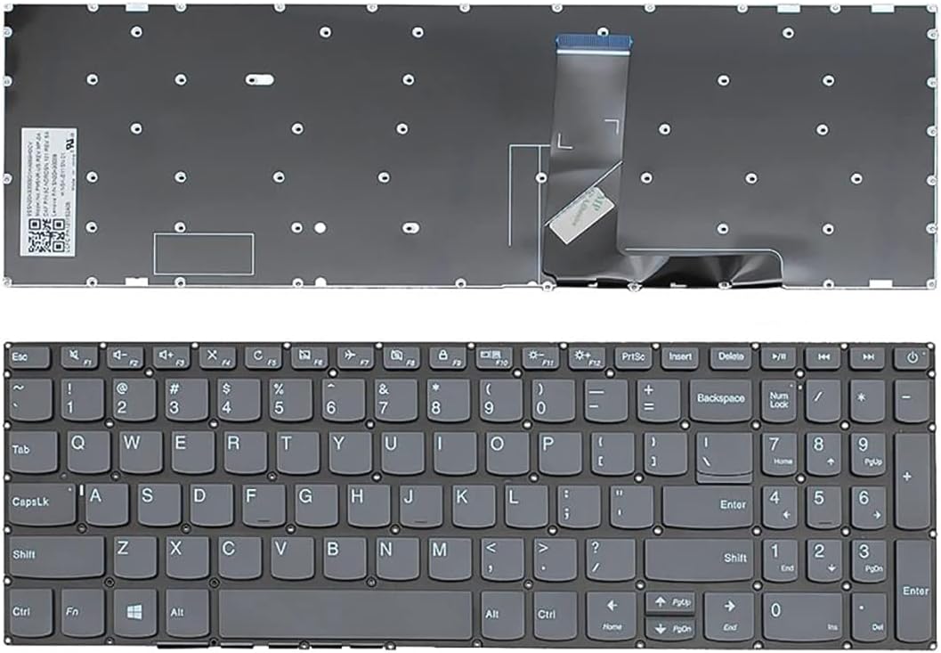 Laptop Replacement Keyboard for Lenovo IdeaPad 320-15 320-15IAP 320-15IKB 520-15ikb 7000-15 330-15IKB 330-15 New US Layout Black