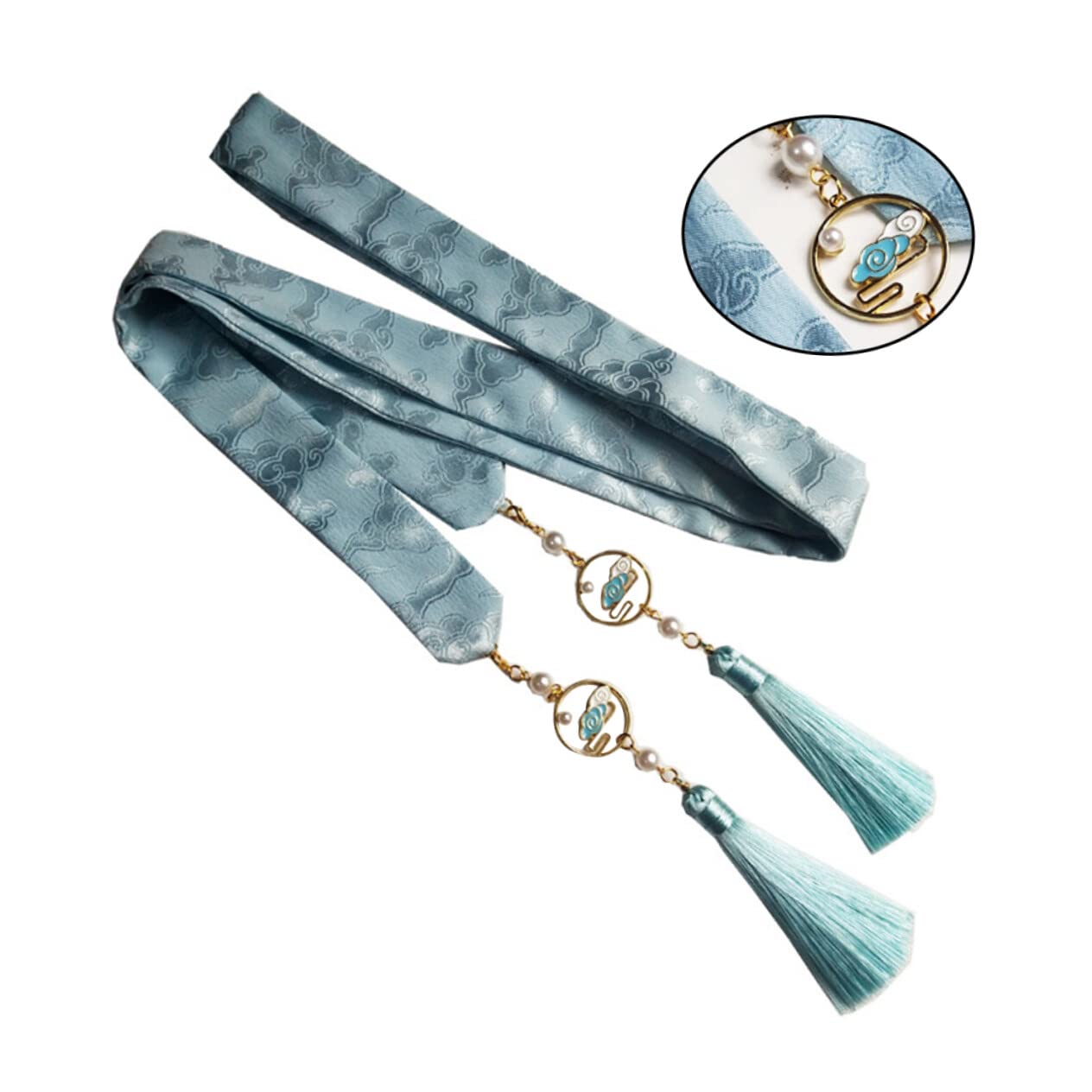 Chinese-Style Tassel Hair Tie, Elegant Ponytail Ornament