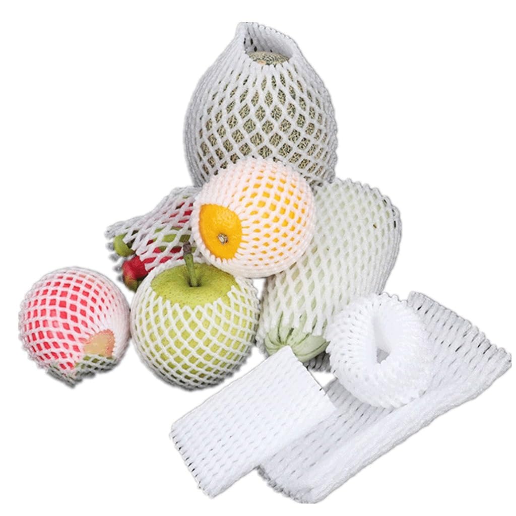 Sacs en filet pour fruits, Sacs en maille de mousse for fruits et légumes, 50 pièces, plusieurs tailles(17X10CM)