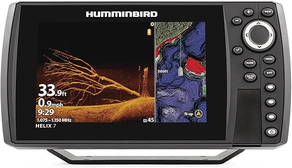 Humminbird Helix 7 G4N GPS Fish Finder with Dual Spectrum Chirp Sonar & MEGA Down Imaging