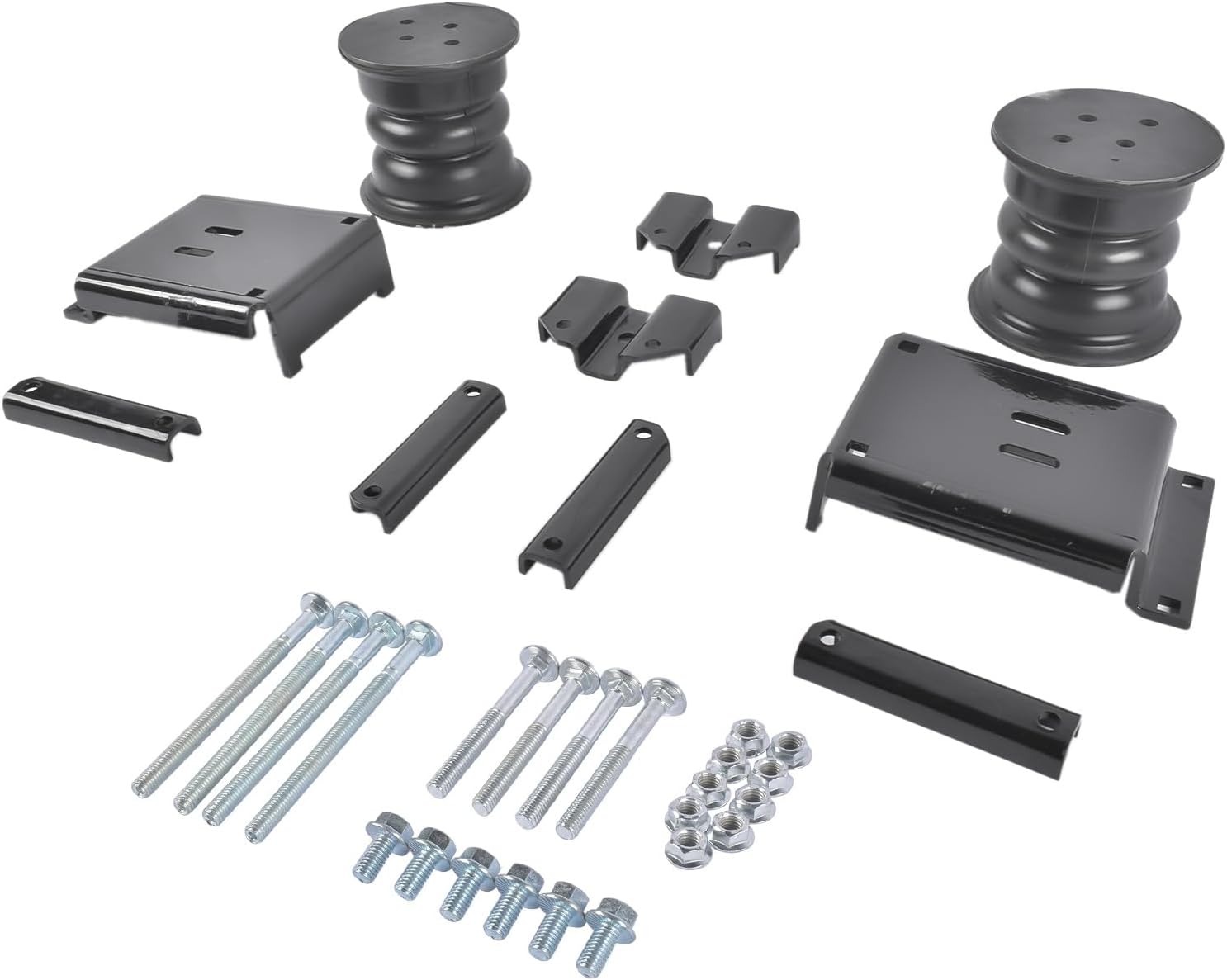 SSF-170-40-2 Pair 2 pcs Trailer Auxiliary Spring Air Helper Springs Left and Right Compatible with Ford F53 3000 (lb) Capacity at 50% Compression