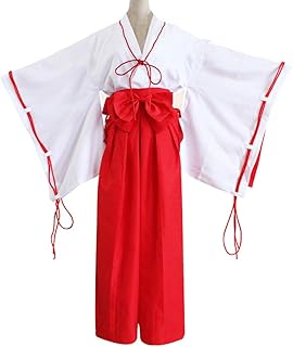 [Greatmall] 巫女 コスプレ ハロウィン 仮装 衣装 コスチューム イベント クリスマス 魔女 巫女装束 赤X白