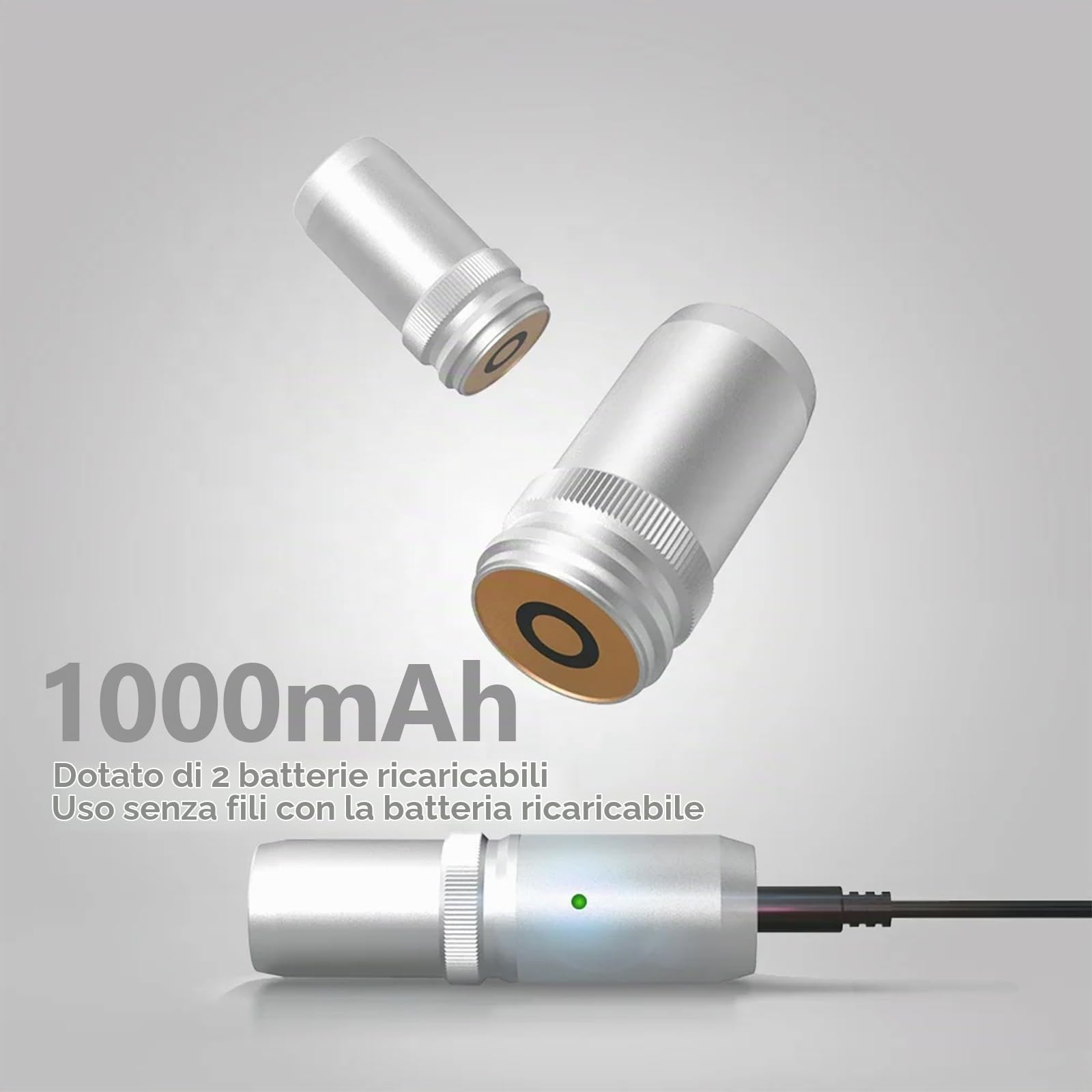Dr.pen Microneedling A6, Penna Professionale per Microneedling con 22 Pz Aghi, Macchina Strumento per la Cura della Pelle per Rughe, Smagliature, Cicatrici, Trattamento della Perdita di Capelli