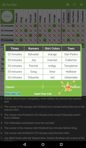 Logic Puzzles - Mind Teaser Grid Game #TOP2
