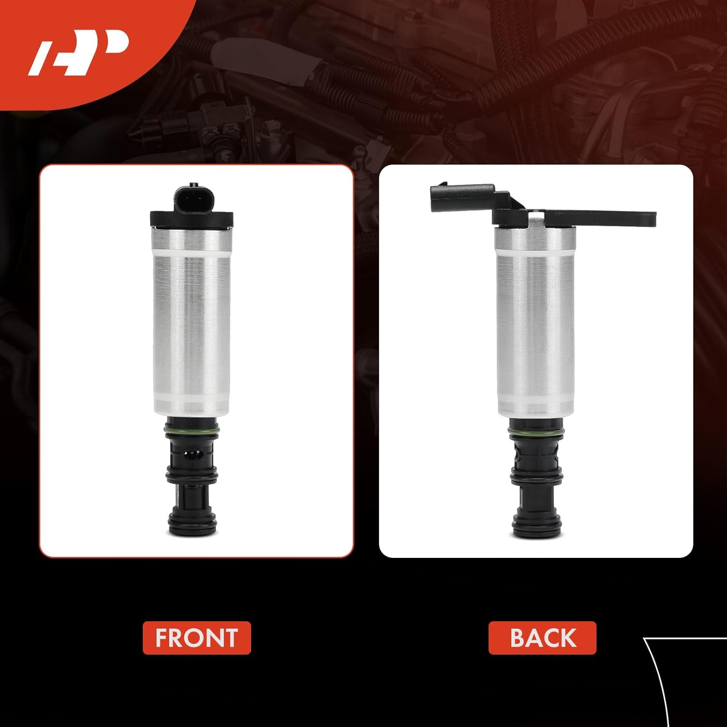 A-Premium 2-PC Intake & Exhaust Engine Variable Valve Timing (VVT) Solenoid Compatible with Jeep Grand Cherokee, Wrangler, Gladiator & Dodge Durango & Chrysler Pacifica, Voyager & Ram 1500