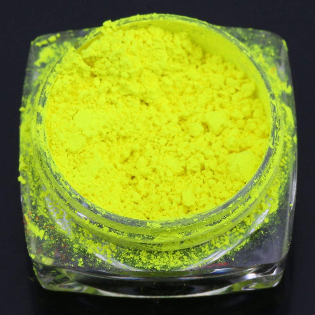 Lot 12 Colorants Fluorescents Poudre Mica - Pigments Naturels Savon, Nail Art, Bombe De Bain