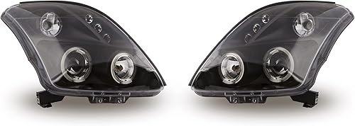 Miniatura 2 de Faros delanteros compatibles con Suzuki Swift RS-1552 2005 2006 2007 2008 2009 2010 RS-1552 Juego completo de faros delanteros para el lado del