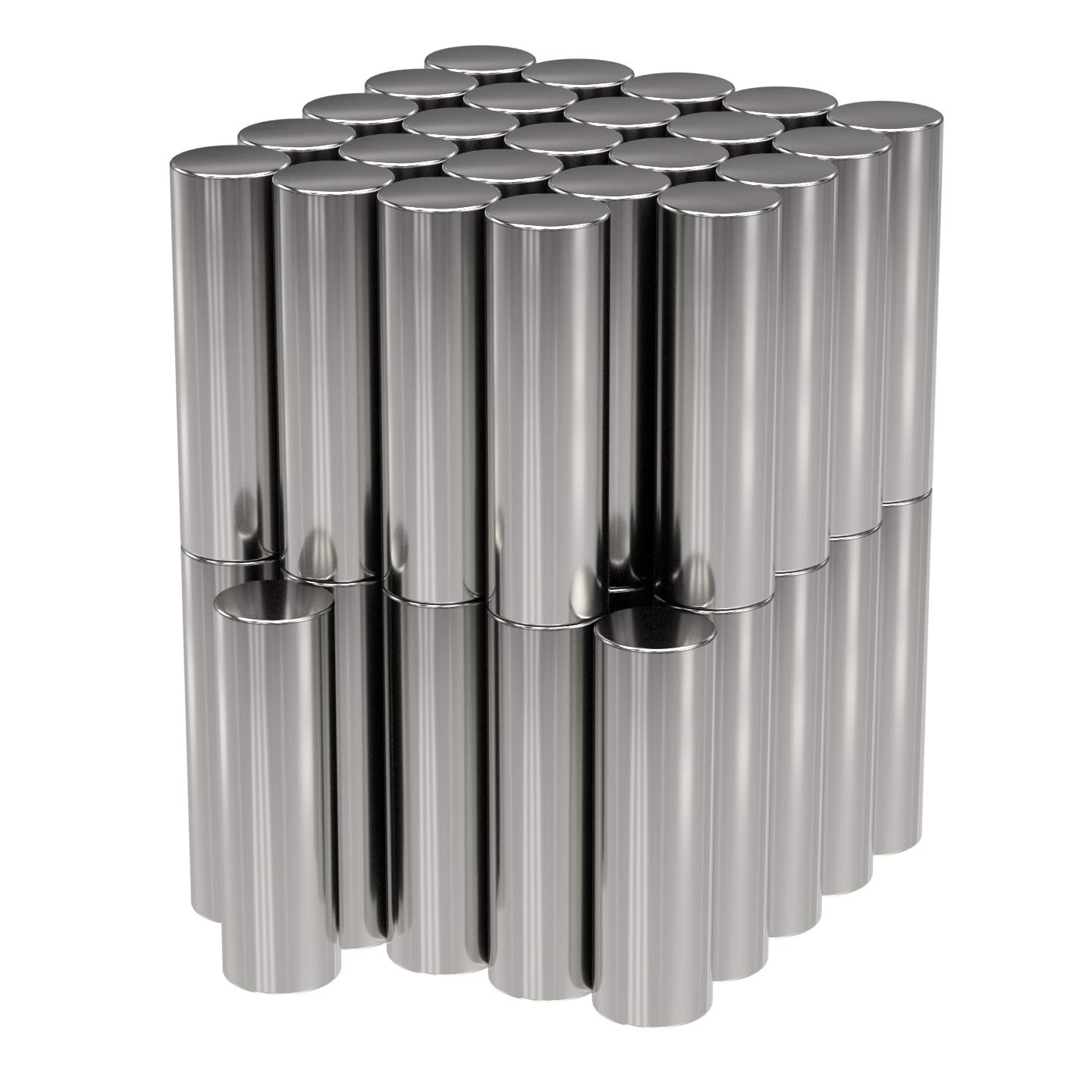 MAGNETE.COM - Magneti al neodimio, extra forti, rettangolari, 30 x 30 x 15 mm, forza adesiva ca. 5 kg, magneti per lavagna, bacheca, lavagna magnetica