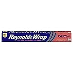Reynolds Wrap Everyday Strength Aluminum Foil Roll, Freezer Safe and Grill Safe, Great for Foil Packets and Home Cooking, 12 Inches Wide, 30 Total Sq. Ft.