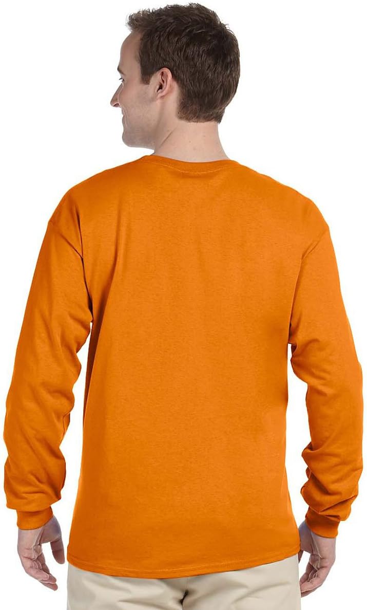 Gildan Ultra Cotton 6 oz. Long-Sleeve T-Shirt (G240) GOLD - Image 3