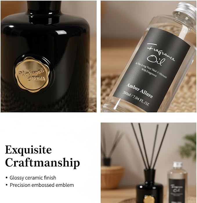 Reed Diffuser Set-Amber Allure miniatura 3