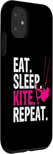 Miniatura 3 de iPhone 11 Eat Sleep Kite Repeat - Kitesurf Case