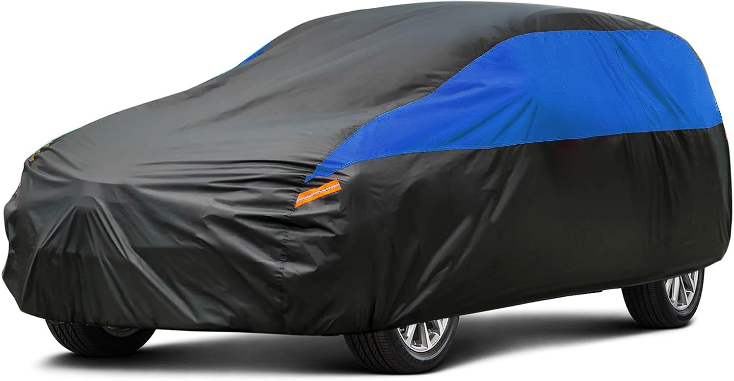 GUNHYI SUV Car Cover Waterproof Breathable, Outdoor Car Cover Rain Dust