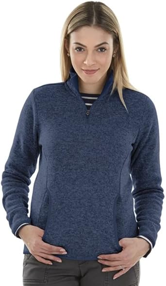Charles River Apparel womens Heathered Fleece Pullover