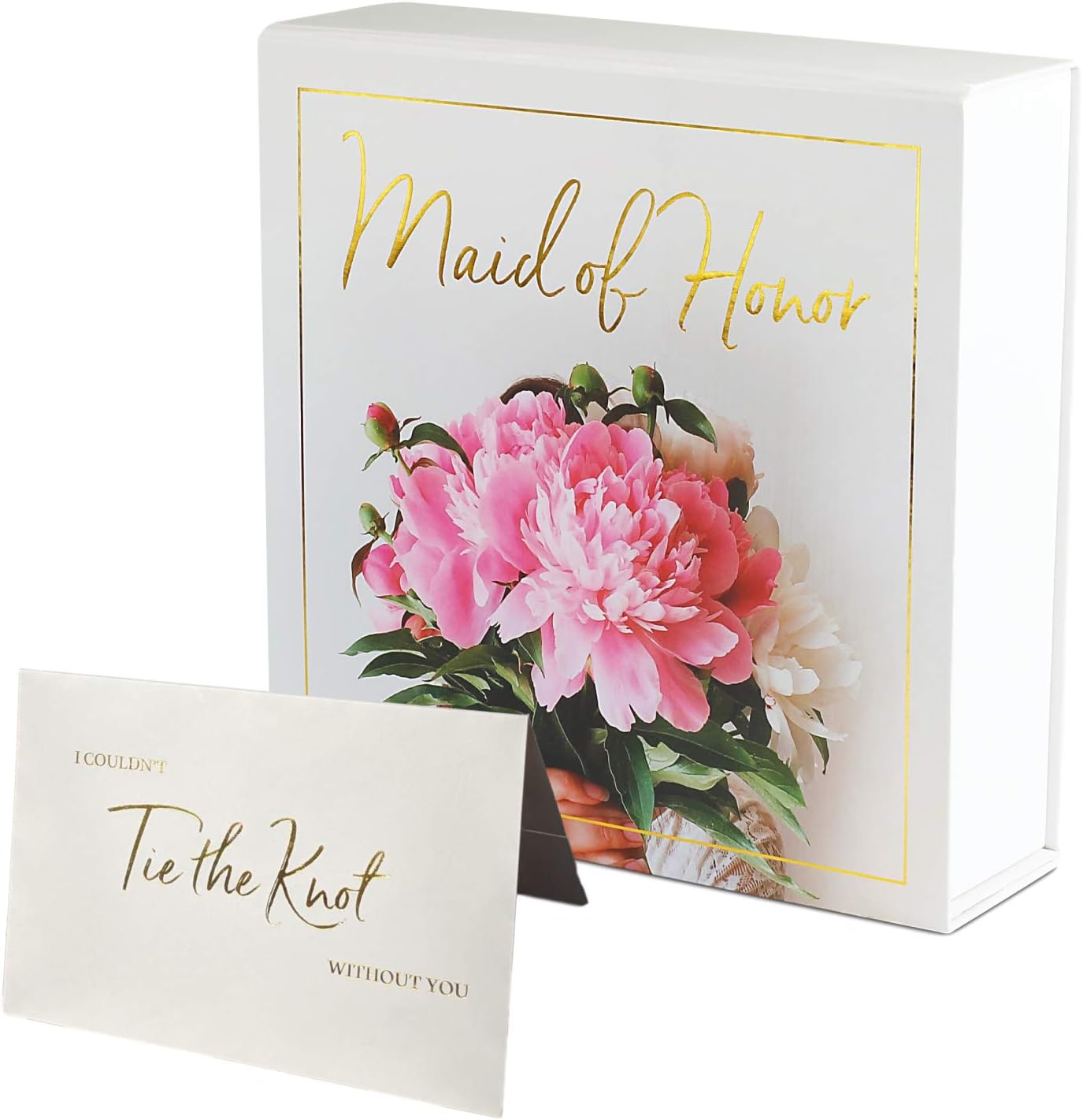 CV CHARVORIA Maid of Honor Box I Maid of Honor Gift Box Set with Card I Maid of Honor Proposal Box with Magnetic Close I Maid of Honor Box for Maid of Honor Gifts