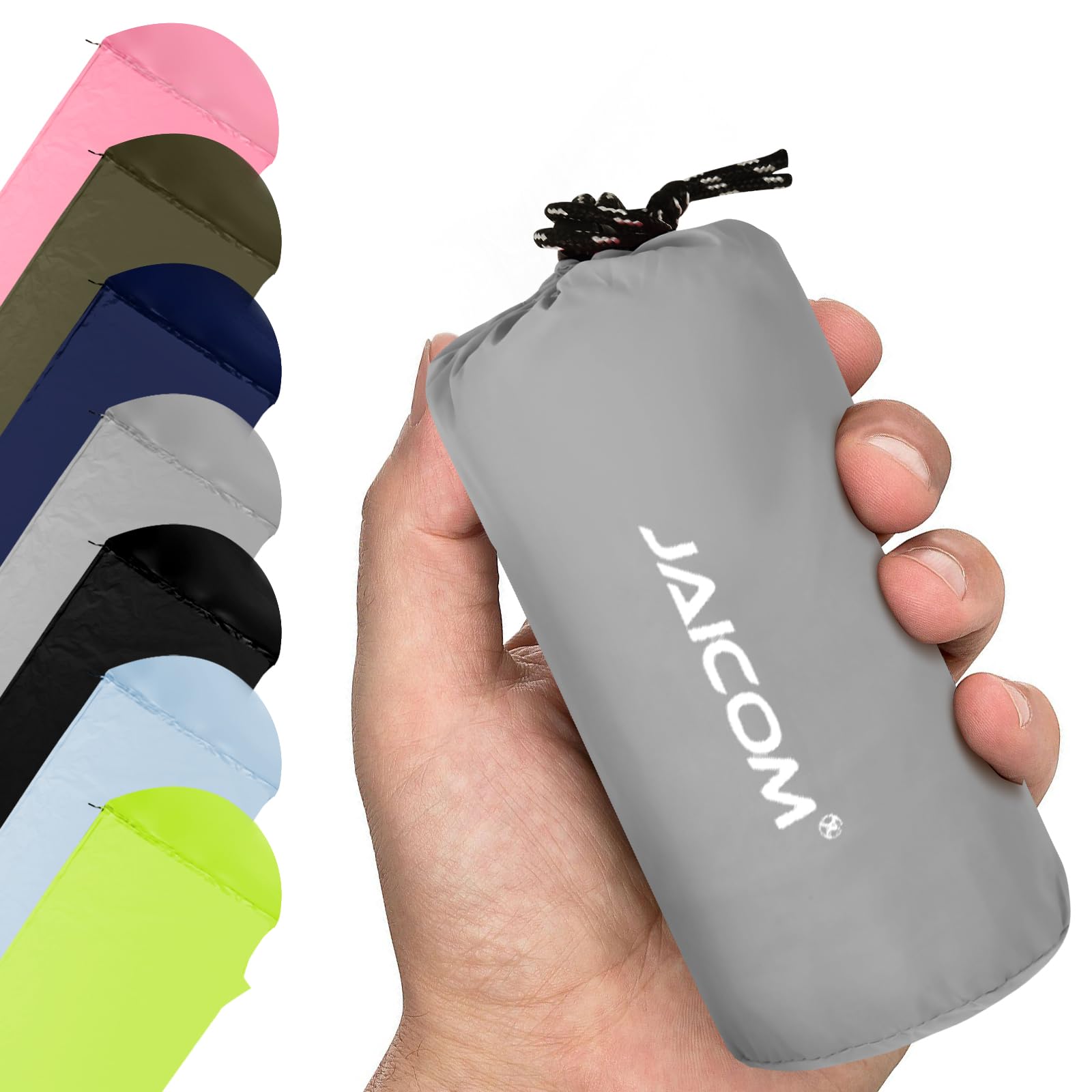 JAICOM Sleeping Bag Liner - Ultralight & Soft Travel Sheet for Adults, only 150g Camping Sleeping Bag, 100% Nylon, Ideal for Backpacking, Hotels, Camping, Business Travel and Outdoor