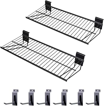 Slatwall Accessories, Slatwall Hooks and Shelves