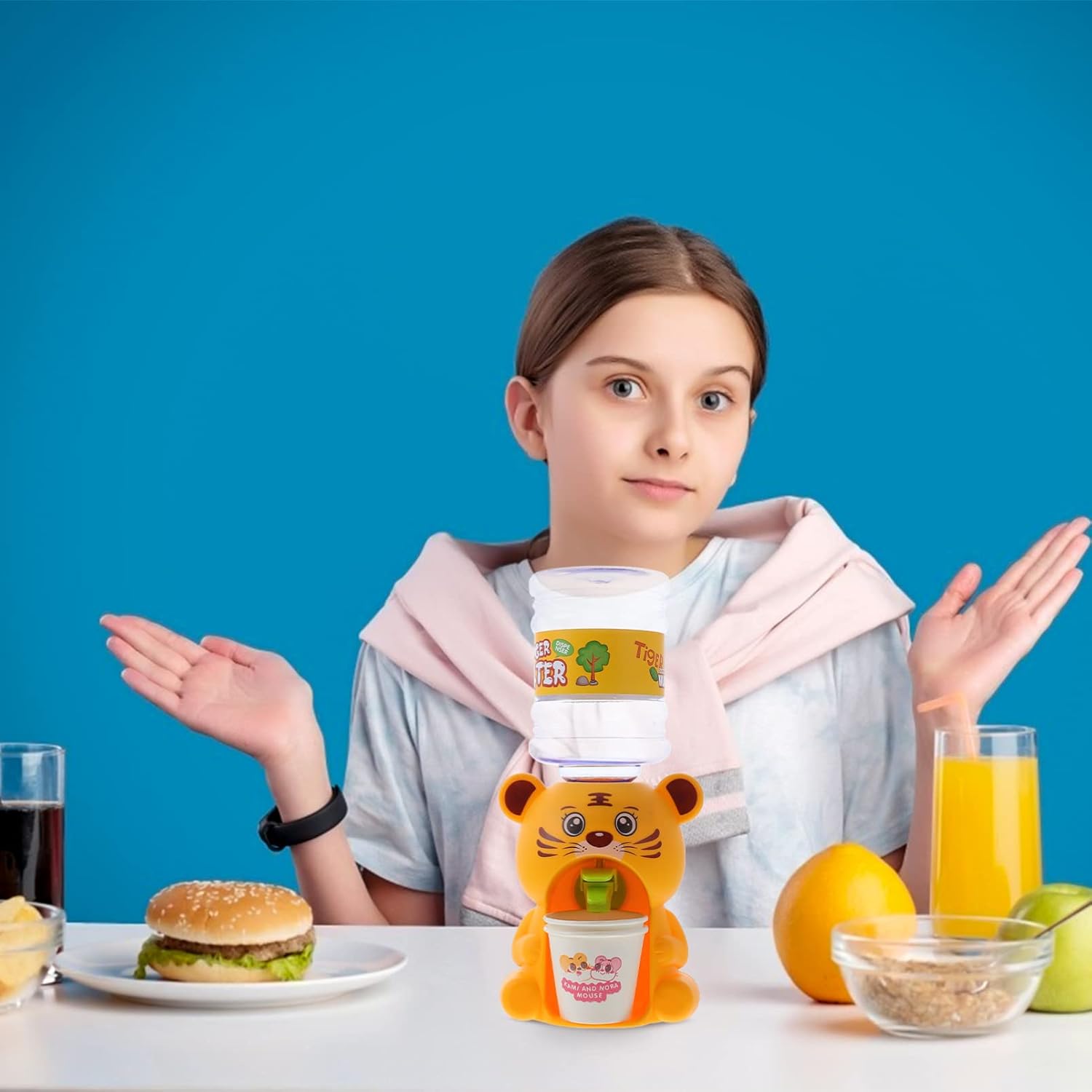 Buy Toyvian Mini Water Dispenser Toys Tiger Drinking Water Fountains