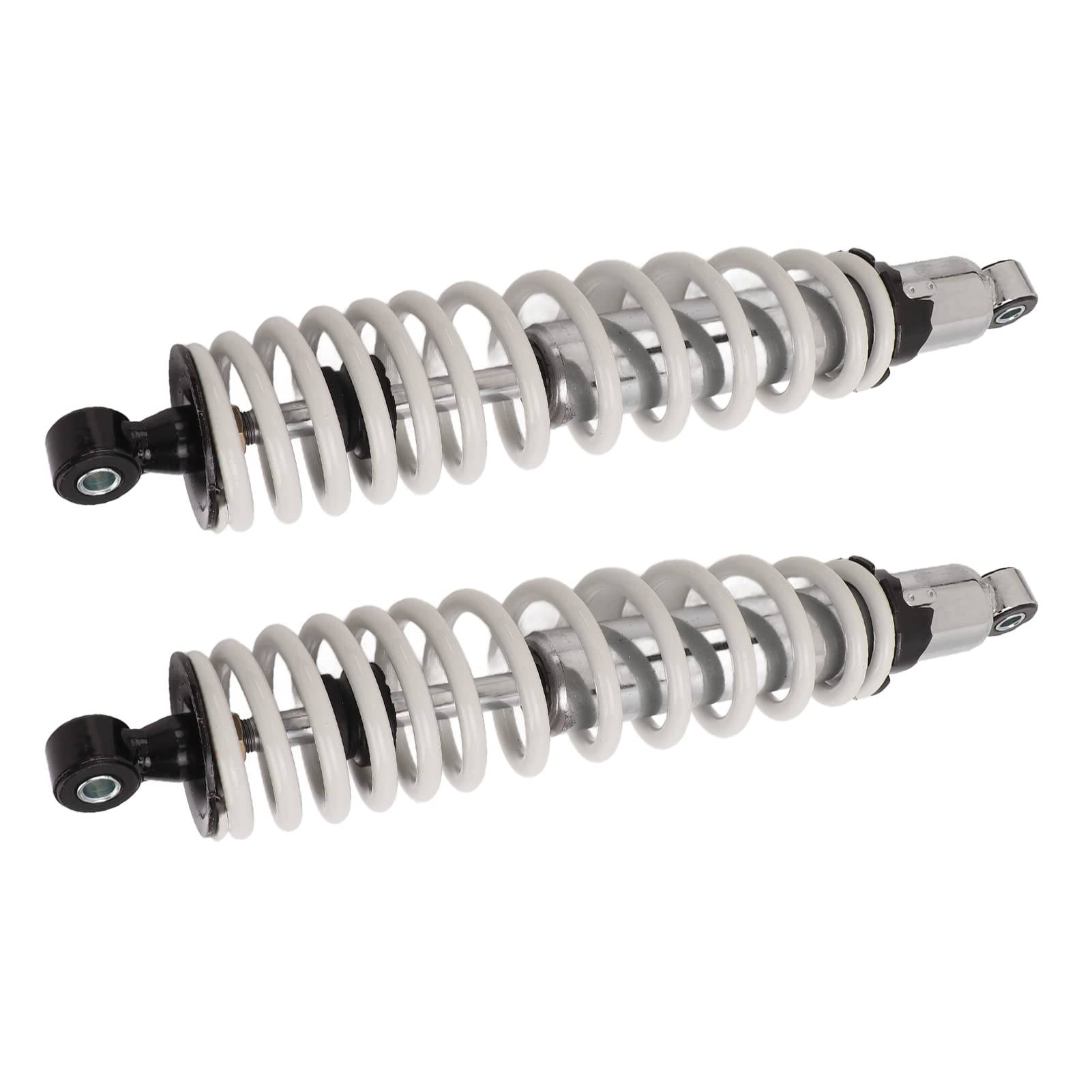 Tbest Amortyzator Zawieszenia Motocykla 380 Mm dla Roweru Gokartowego Atv Stal Stopowa o Wysokiej Twardości 5-sprężyna Zębata 10 Mm Otwór Montażowy Wodoodporny