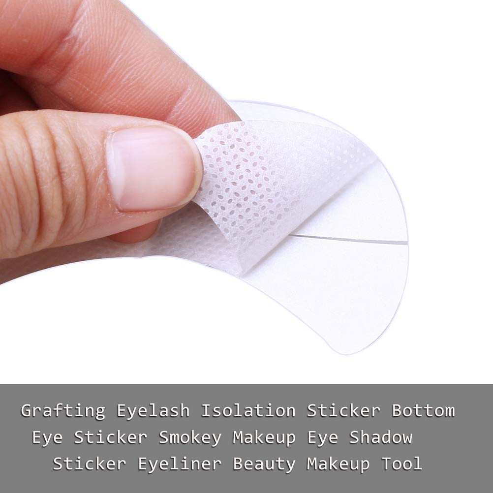 Pengxiaomei 100 Pcs Eyeshadow Pads Stencils, Professional Eyeshadow Shield Eyeshadow Patches for Eye Makeup Supplies