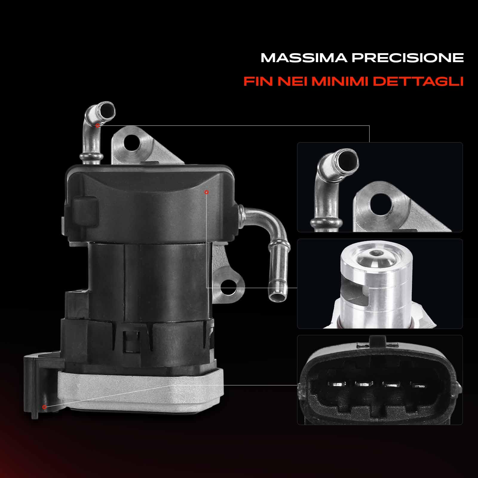 Frankberg Valvola EGR 93176989 | Compatibile con: Astra G Caravan T98, 9-3 YS3D, Astra G CC T98, Vectra C CC Z02, 9-5 Wagon YS3E, Astra G Berlina T98