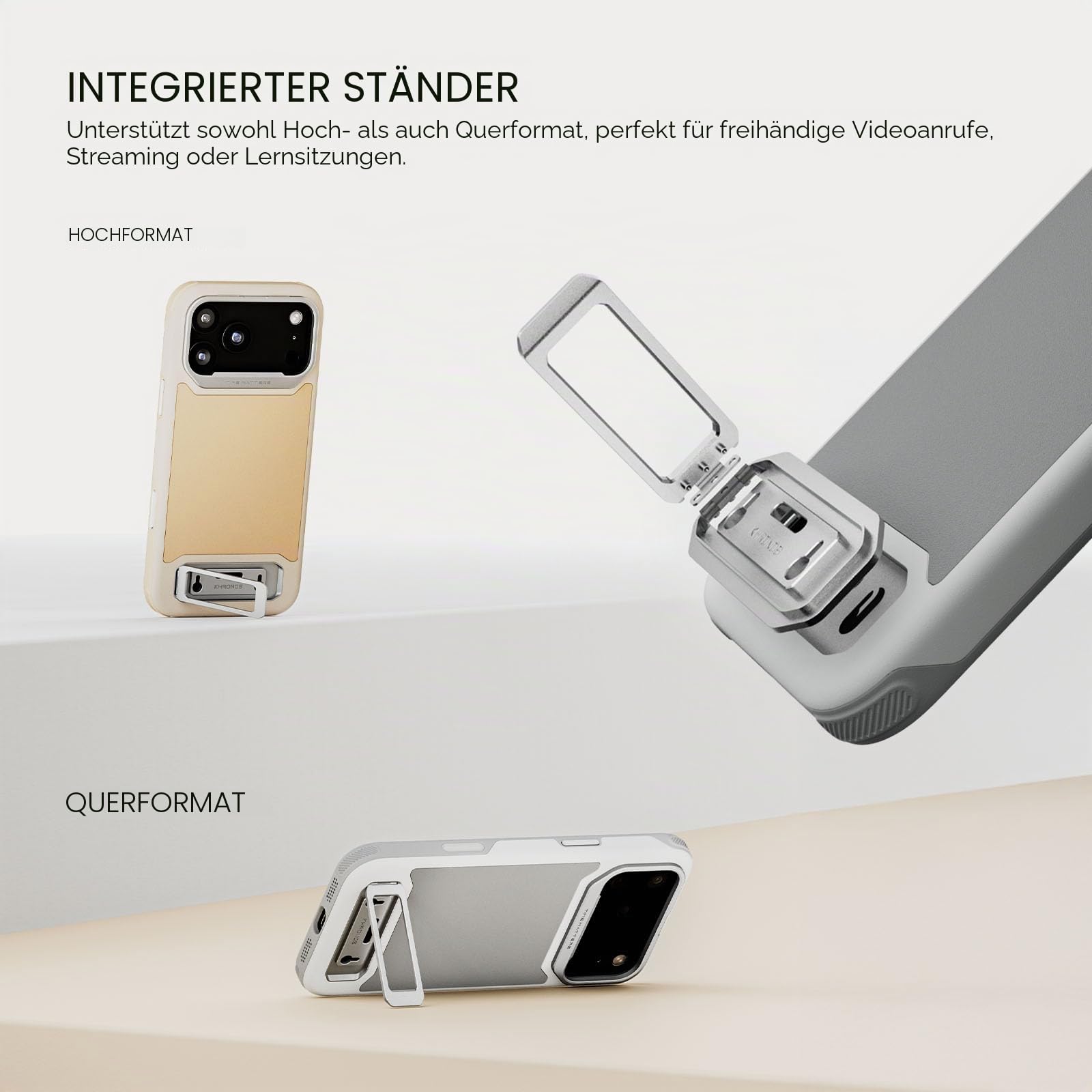 TILTA Khronos iPhone 17 Pro Max Case Lite Creator Kit, Telefonhalterung kompatibel mit iPhone 17 Pro Max mit Lite-Bediengriff, ND-Filter und magnetischer Rückplatte – Schwarz TKL-IP17-PMB-B
